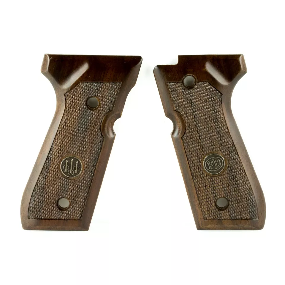 Beretta 92/96FS Checkered Wood Grips