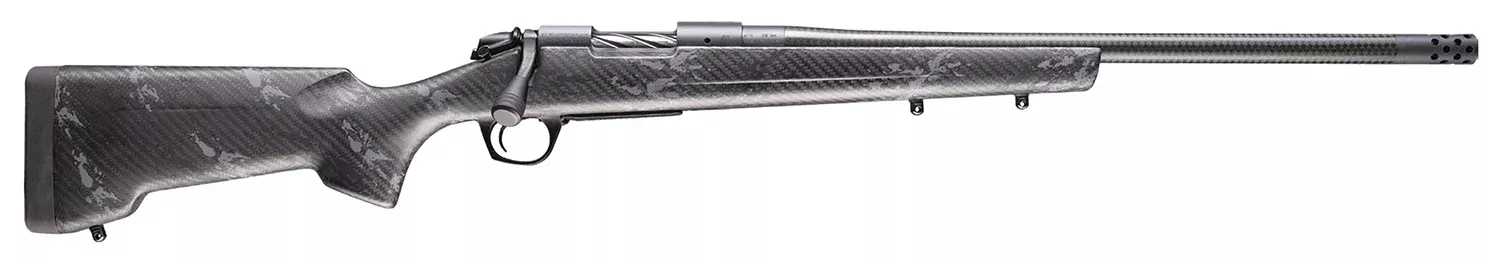 Bergara Rifles B14S1201CF B-14 Cima CF 308 Win 4+1 20″” CURE Carbon Fiber Barrel, Sniper Gray Cerakote Receiver, RTM Sporter Carbon Fiber Stock