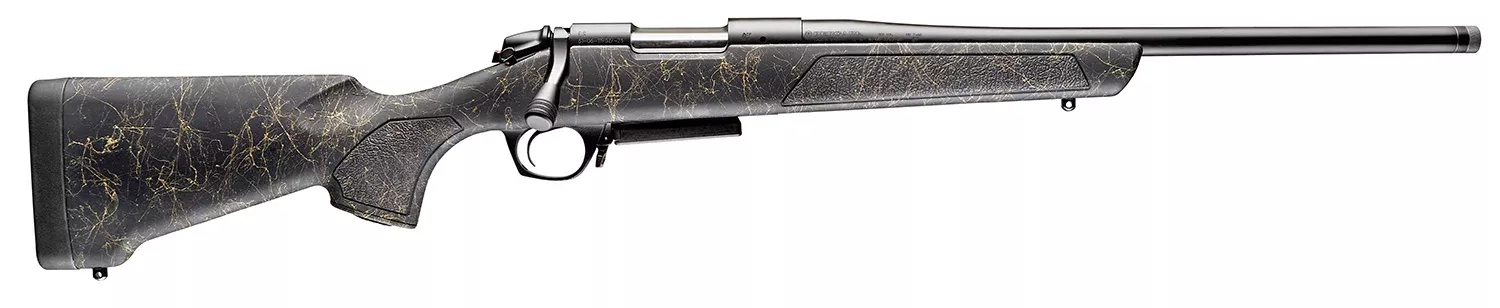 Bergara Rifles B14S904 B-14 Stoke 22-250 Rem 4+1, 20″ Graphite Black Cerakote #4.5 Contour Threaded Barrel, Graphite Black Cerakote Steel Receiver, Black Webbed Tan Fixed w/SoftTouch Synthetic Stock