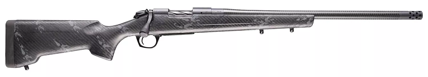 Bergara Rifles B14SM1209CF B-14 Cima CF 6.5 PRC 3+1 20″ CURE Carbon Fiber Barrel, Sniper Gray Cerakote Receiver, RTM Sporter Carbon Fiber Stock