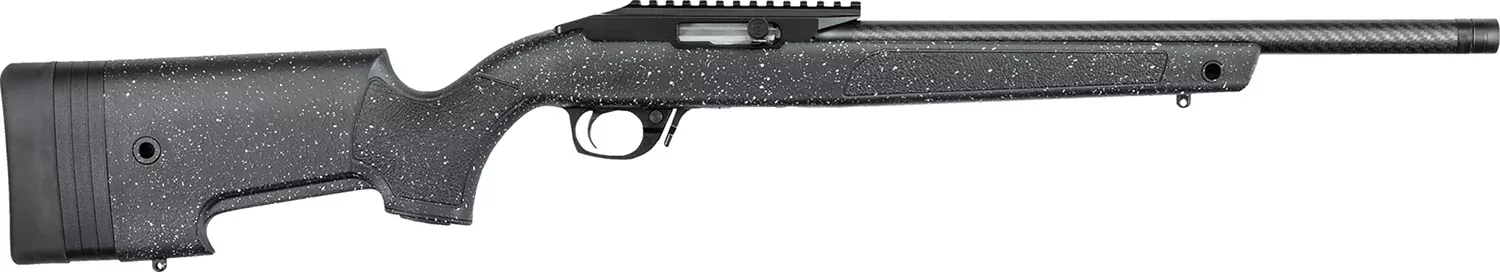 Bergara Rifles BXR002 BXR22 LR 10+1 16.50″ Carbon Fiber Barrel, Matte Blued Aluminum Receiver, Gray Speckled Black Synthetic Stock, Right Hand