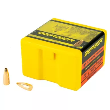 Berger Bullets FB Varmint, .224 Diameter, 22 Caliber, 40 Grain, Flat Base Hollow Point, 100 Count 22303