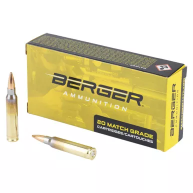 Berger Bullets Target - 223 Remington, 73Gr, Boat Tail, 20-Round Box