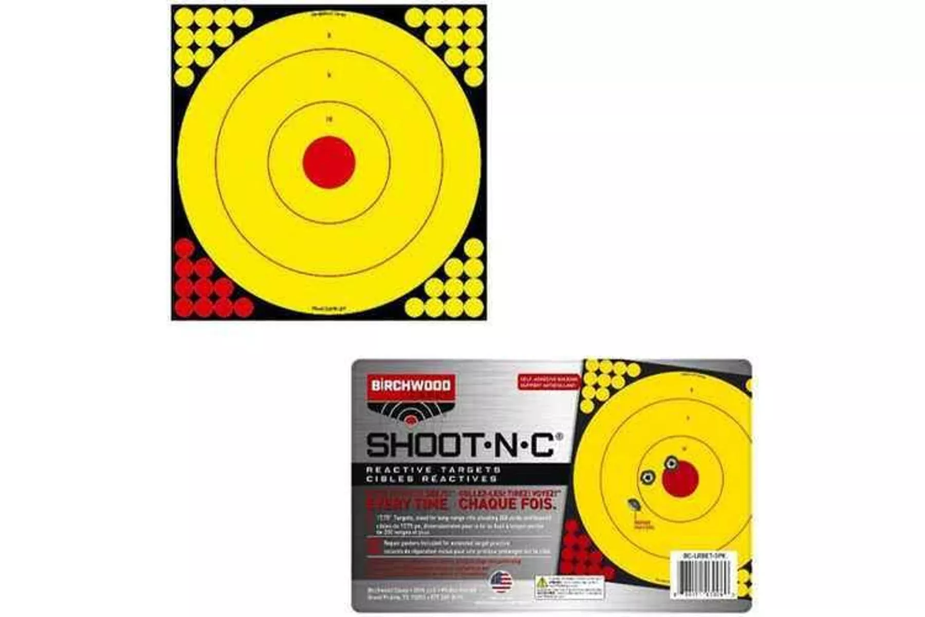 BIR LRBET-5Pk Long-Range Bullseye TRGT 5Pk
