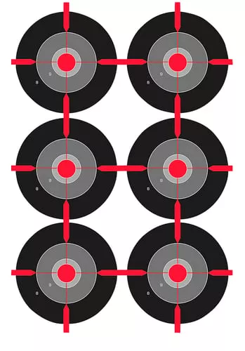 Birchwood Casey 35703 Dirty BirdBullseye Tagboard Target 12" x 18" 100 Per Pkg
