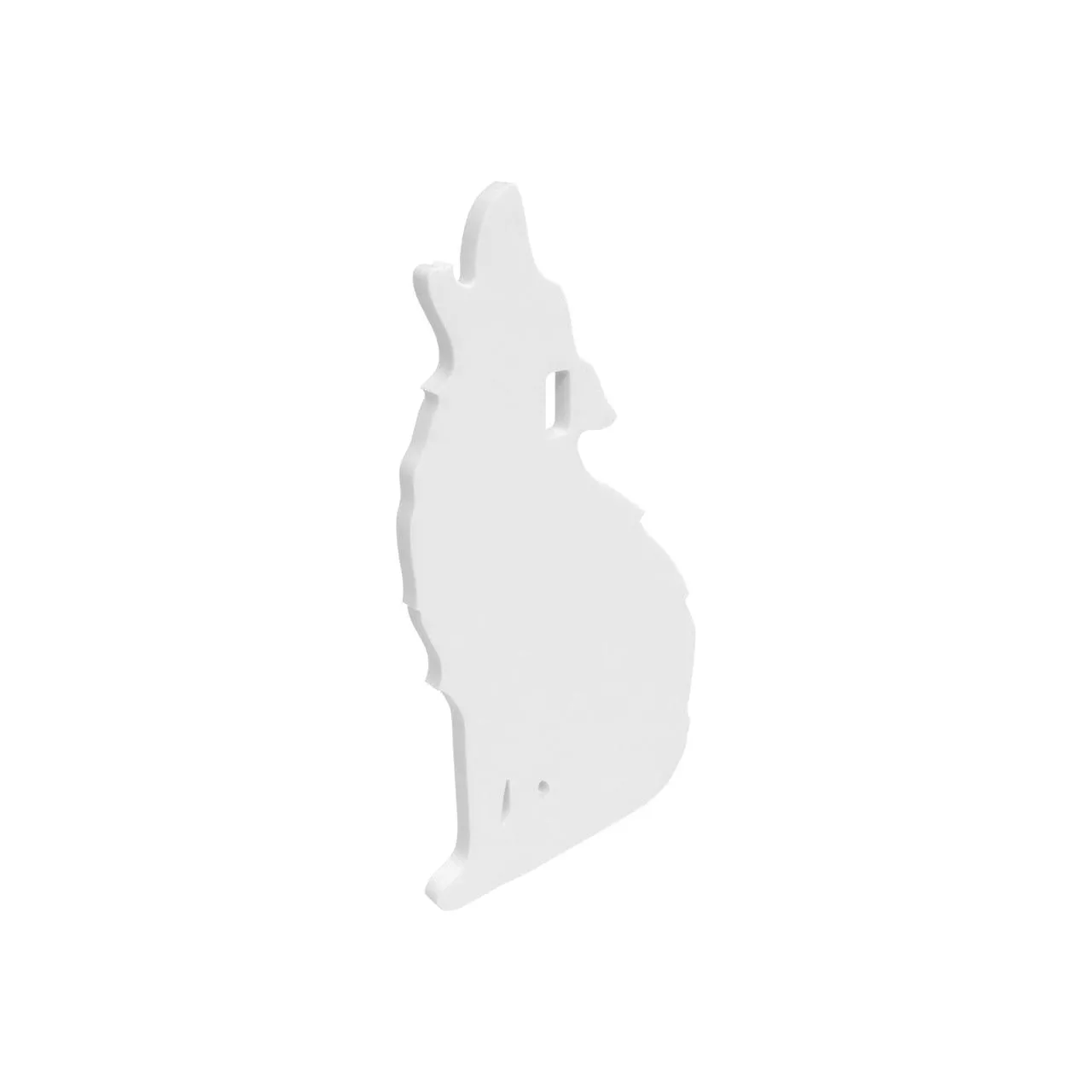 Birchwood Casey AR500 3/8″ Steel 1 Hole Animal Silhouette Target – Howling Coyote 1/ct