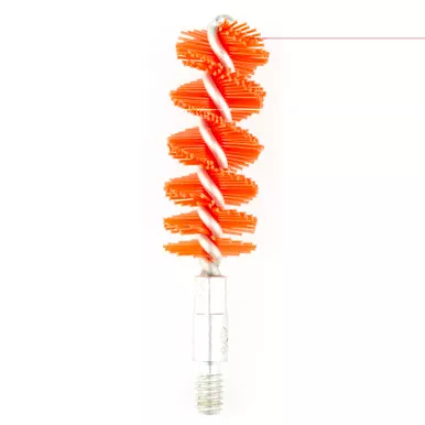 Birchwood Casey Bore Brush, Stiff Nylon Construction, Fits Handguns in 44/11MM, Red BC-41527