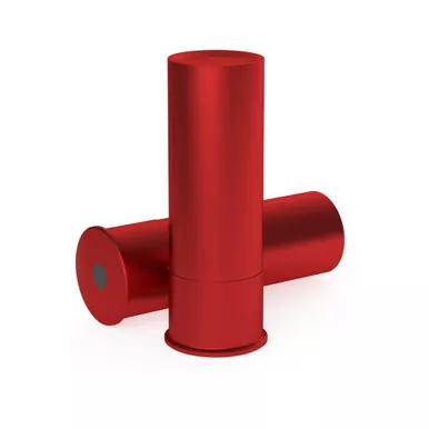 Birchwood Casey DURACAP Training Rounds, 12 Gauge, Aluminum Construction, Anodized Finish, Red, 4 Pack BC-DCTR-12GA