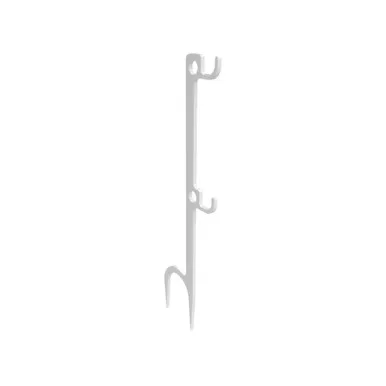 Birchwood Casey Steel Target Hanger, White, Double Hook BC-CFGSTH2