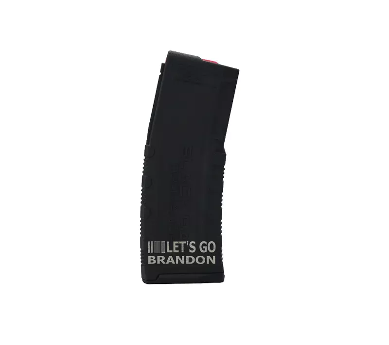 Black Rain Official Laser Etched 5.56 30rd Magazines – Black/Let’s GO Brandon