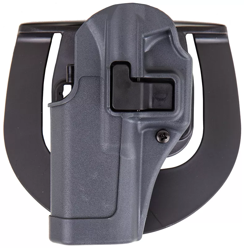 Blackhawk 413513BKL Serpa CQC Sportster OWB Size 13 Gun Metal Gray Polymer Paddle Compatible w/Glock 20/21/37/S&W M&PLeft Hand
