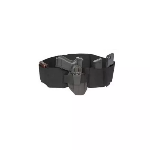 Blackhawk 60SB04BK Stache N.A.C.H.O. Belly Band XL Black Elastic Handgun UPC: 648018012518