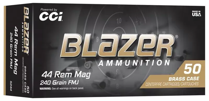 Blazer Brass 44REM MAG 240 Grain Fmj 50/10