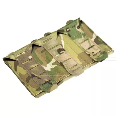 Blue Force Gear 10 Speed | Tripple Magazine Pouch | Helium Whisper Attachment | (3) Fits AR-15 Magazine | Elastic Construction | Multicam | HW-TSP-M4-3-SB-MC