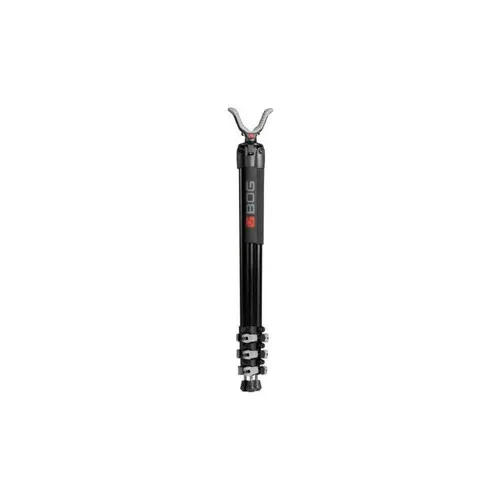 BogPod 1100482 Folding Tripod Adrenaline made of Black Finish Aluminum with Foam Grip Rubber Feet 360 Degree Pan 25 Degree Cant1672 Vertical Adjustment UPC: 661120418412