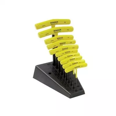Bondhus T-Handle Hex Tool Set W/Stand