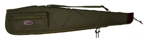 Boyt Harness OGC98PM09 Alaskan Rifle Case 44 Waxed OD Green Canvas with Brass HardwareQuilted Flannel for Scoped Rifles UPC: 737618035697