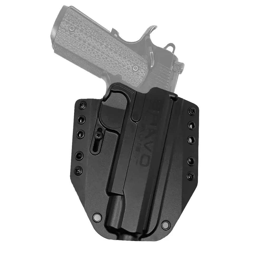 BRAVO BCA 1911 Outside Waistband Holster Black Right Handed