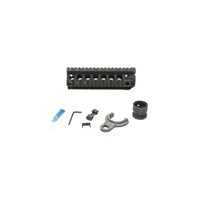 Bravo Company Quad Rail | Picatinny Rail | Fits AR Rifles | 7″ | Black | BCM-QRF-7-556-BLK