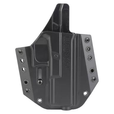 Bravo Concealment BCA - Outside Waistband Holster, Fits Glock 17, Right Hand, Black
