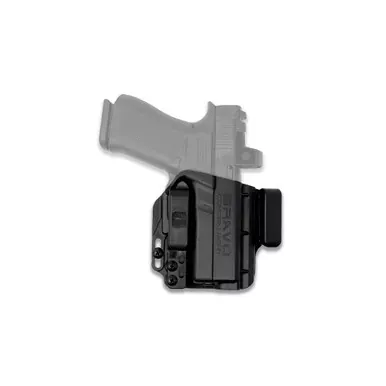 Bravo Concealment Torsion | IWB Concealment Holster | Waistband Clips | For Glock 43/43X/43X MOS | Right Hand | Black | Polymer | BC20-1028