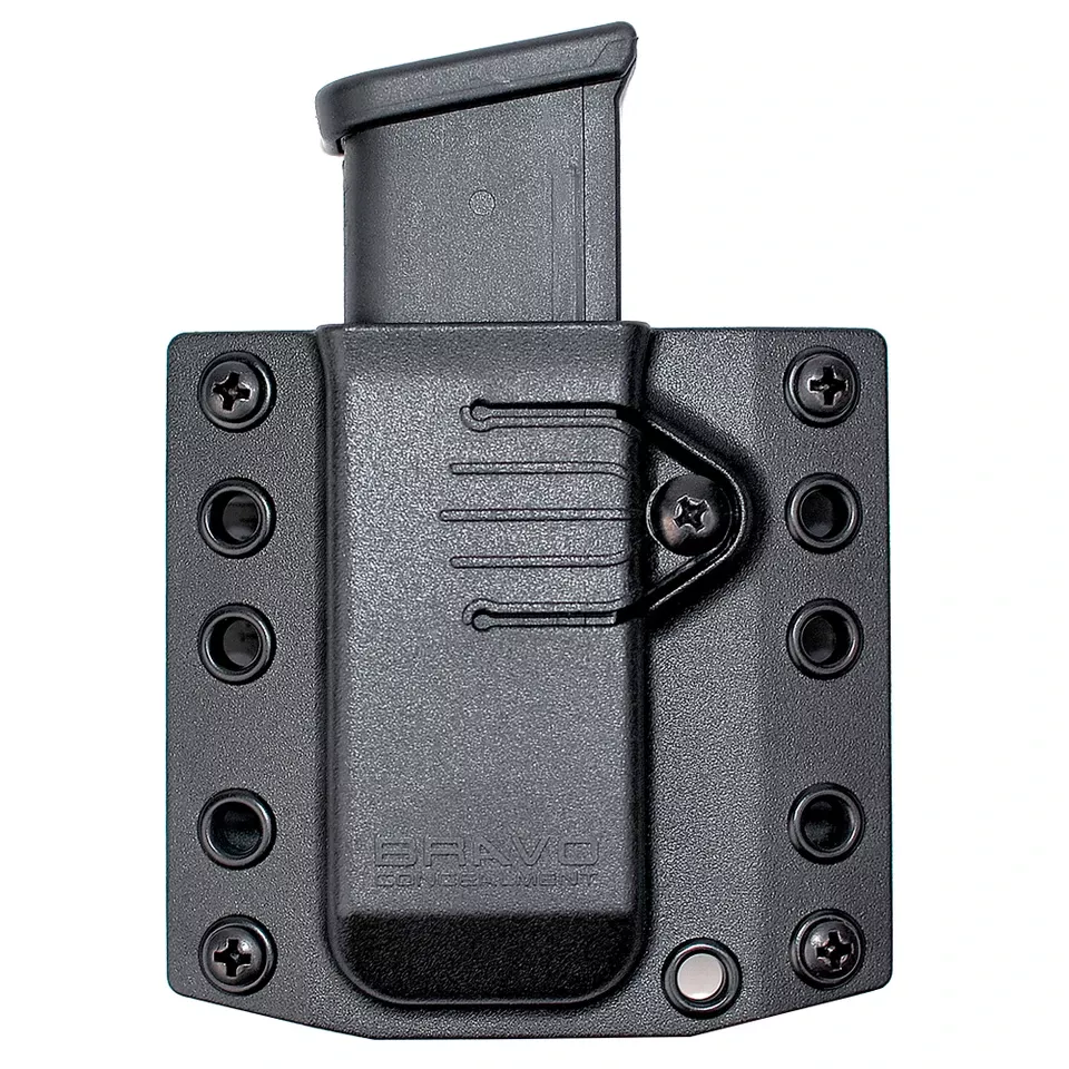 BRAVO Single Magazine Pouch for Glock 19/SIG P320 Large Black