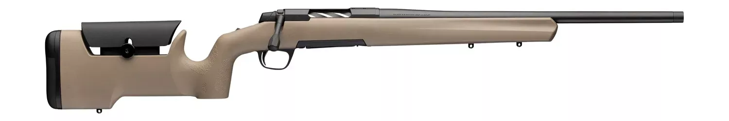 Browning 036121299 X-Bolt 2 Special Max LR Springfield Full Size 6.8 Western 3+1 20″ Matte Black Heavy Sporter Threaded Barrel, Matte Black Steel Drilled & Tapped Receiver, Flat Dark Earth/Black Adjustable Ma