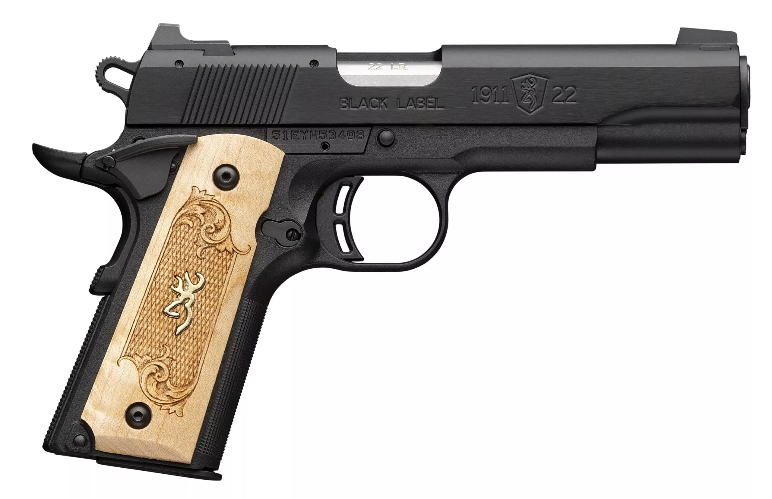 Browning 1911-22 Med Maple 22LR 4.25″ #