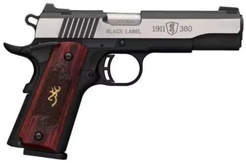 Browning 1911-380 ACP Black Label Medallion Pro 4 1/4" Barrel 9 Round Matte Finish Semi Automatic Pistol