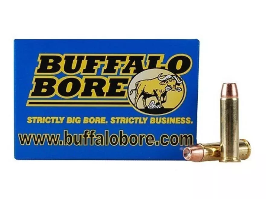 Buffalo Bore 357 Magnum Ammo 125 Grain Jacketed Hollow Point Box of 20