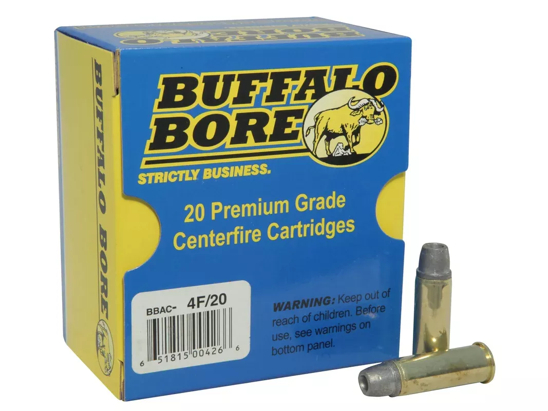 Buffalo Bore Deer Grenade 44 Remington Magnum +P Ammo 240 Grain Lead Hollow Point Box of 20