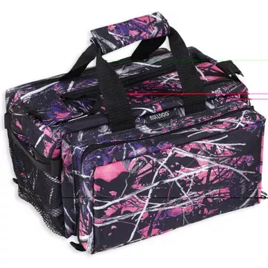 Bulldog Cases Deluxe Range Bag | Muddy Girl Camo Finish | Nylon | Adjustable Shoulder Strap | BD910MDG