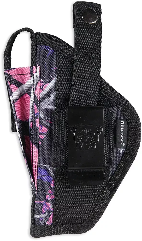 Bulldog FSN3MDG Extreme OWB Muddy Girl Camo Nylon Belt Loop/Clip Fits Taurus Millennium Fits 2.50-3.75″ Barrel Ambidextrous