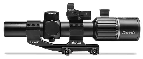 Burris 200475 RT-6 Tactical Kit Matte Black 1-6x24mm 30mm Tube Illuminated Ballistic 5X Reticle Includes FastFire 3 & P.E.R.P. Mount