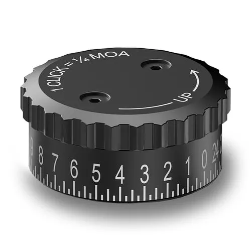 Burris 626402 Knob Synergy Advanced Exposed Black Aluminum Compatible w/ Fullfield Rifle Scope