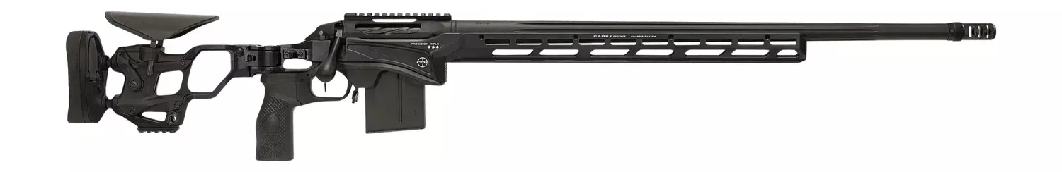 Cadex Inc CDXSSPRO6526CP20I2B1N CDX-SS Seven S.T.A.R.S. Pro 6.5 Creedmoor 10+1 26" Black DLC Fluted Threaded Barrel, Black Cerakote Receiver, ARCA Rail,M-LOK Handguard, Black Adjustable Folding Butt