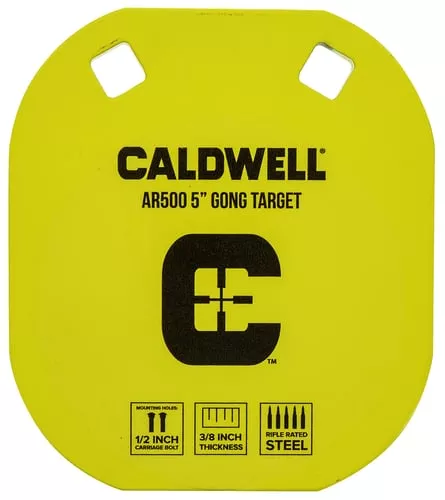 CALDWELL AR500 5" YELLOW