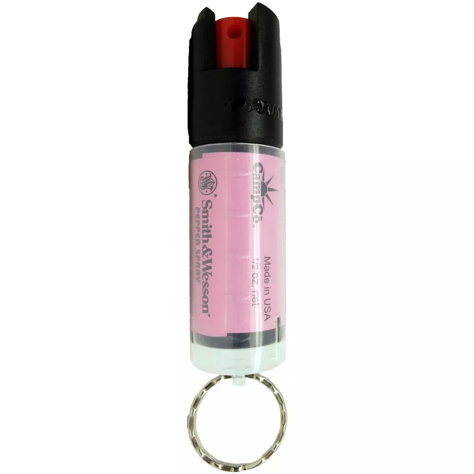 CBG S&W Pepper Spray 0.5oz Keychain Pink
