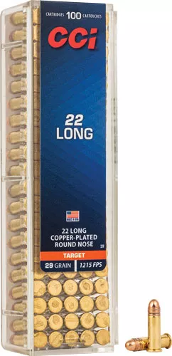CCI 22 CB LONG 29GR COPPER RN – 1215FPS 100RD 50BX/CASE