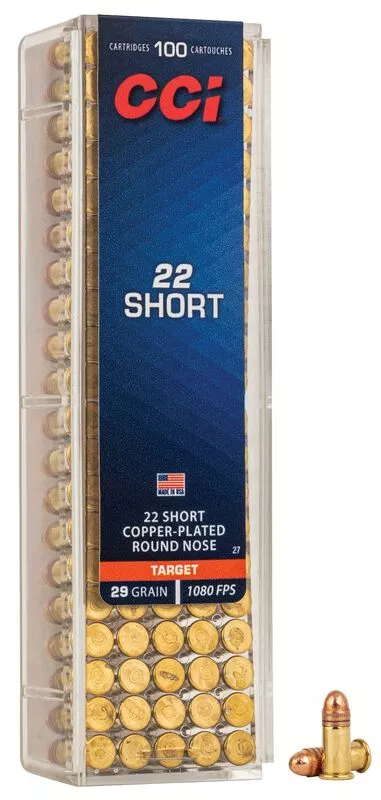 CCI 22 SHORT 29GR CPRN* 100 RD/BX 50 BX/CS