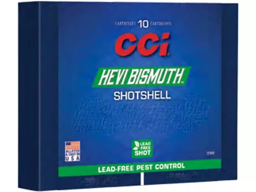 CCI Hevi Bismuth Shotshell 40 S&W Ammo 78 Grain #8 Shot Box of 10