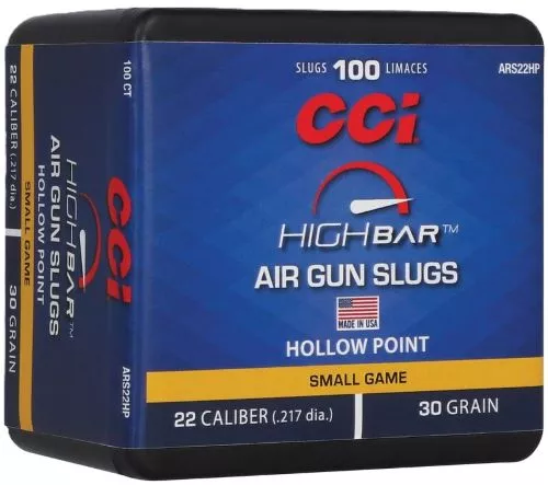 CCI HIGH BAR AIR PELLETS 22 – 30GR HP 100RD BOX 5BX/CS