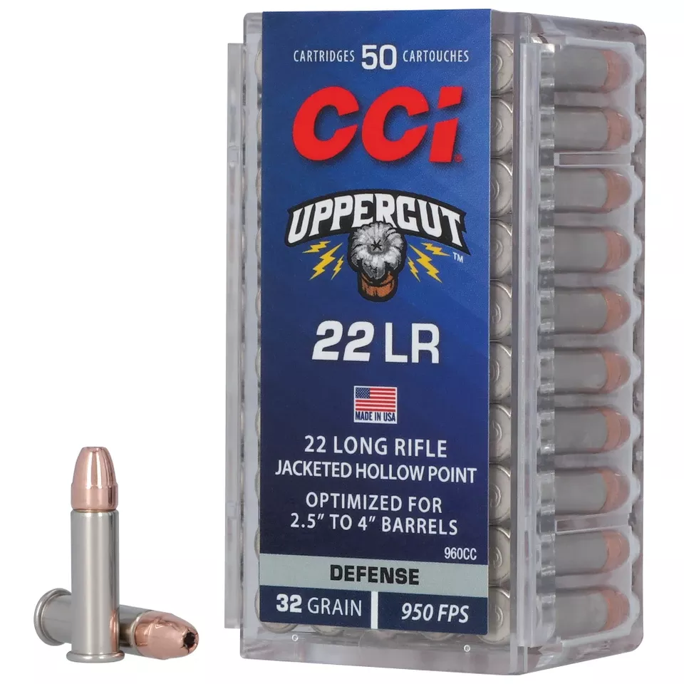 CCI Uppercut .22LR 32gr Plated Hollow Point Ammunition