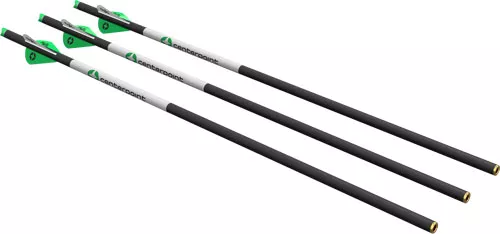 CENTERPOINT XBOW ARROW 20″ – CARBON 400GR HALF-MOON 3PK