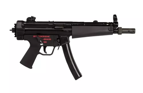 Century Arms HG6034NN AP5 Navy 9mm Luger 30+1 8.50" Manganese Phosphate Threaded Barrel, Black Lacquer Over Manganese Phosphate Steel Stamped Receiver, Picatinny Rear Cap, Black Navy Style Grip