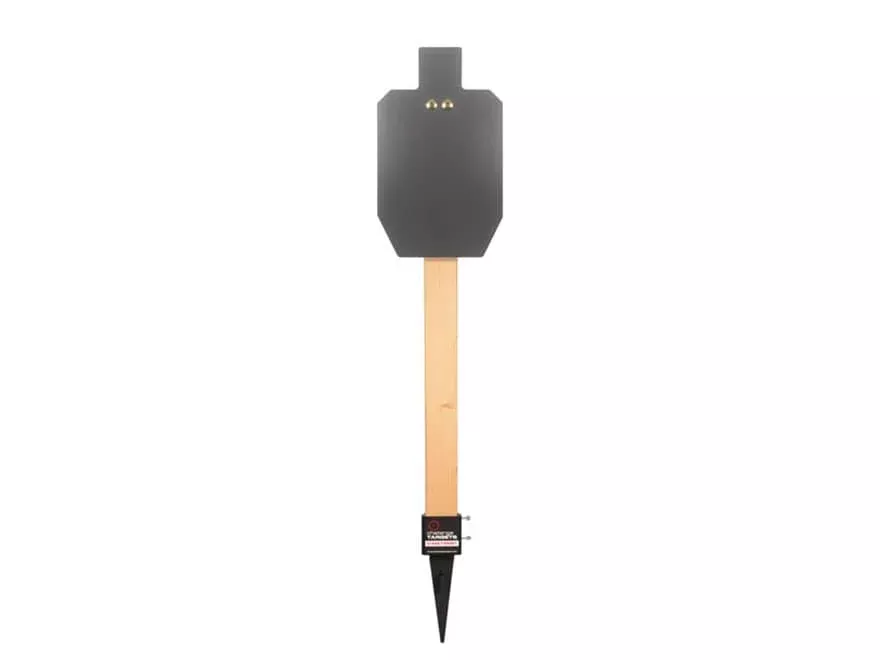 Challenge Targets 66% IPSC Target Rifle Rated Target 3/8″ AR500 Steel with Ground Stake