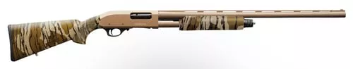 Charles Daly 930315 30112 Gauge with 24" Barrel, 3" Chamber, 4+1 Capacity, Flat Dark Earth Metal Finish & Mossy Oak Bottomland Synthetic Stock Right Hand Full Size