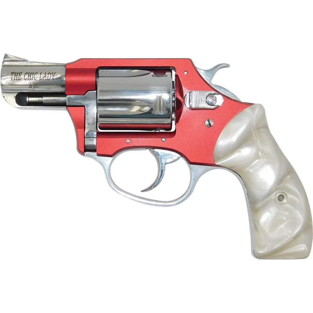 Charter Arms Chic Lady Handgun .38 Spl 5rd Capacity 2″ Barrel Red Anodize Pearlite Grips