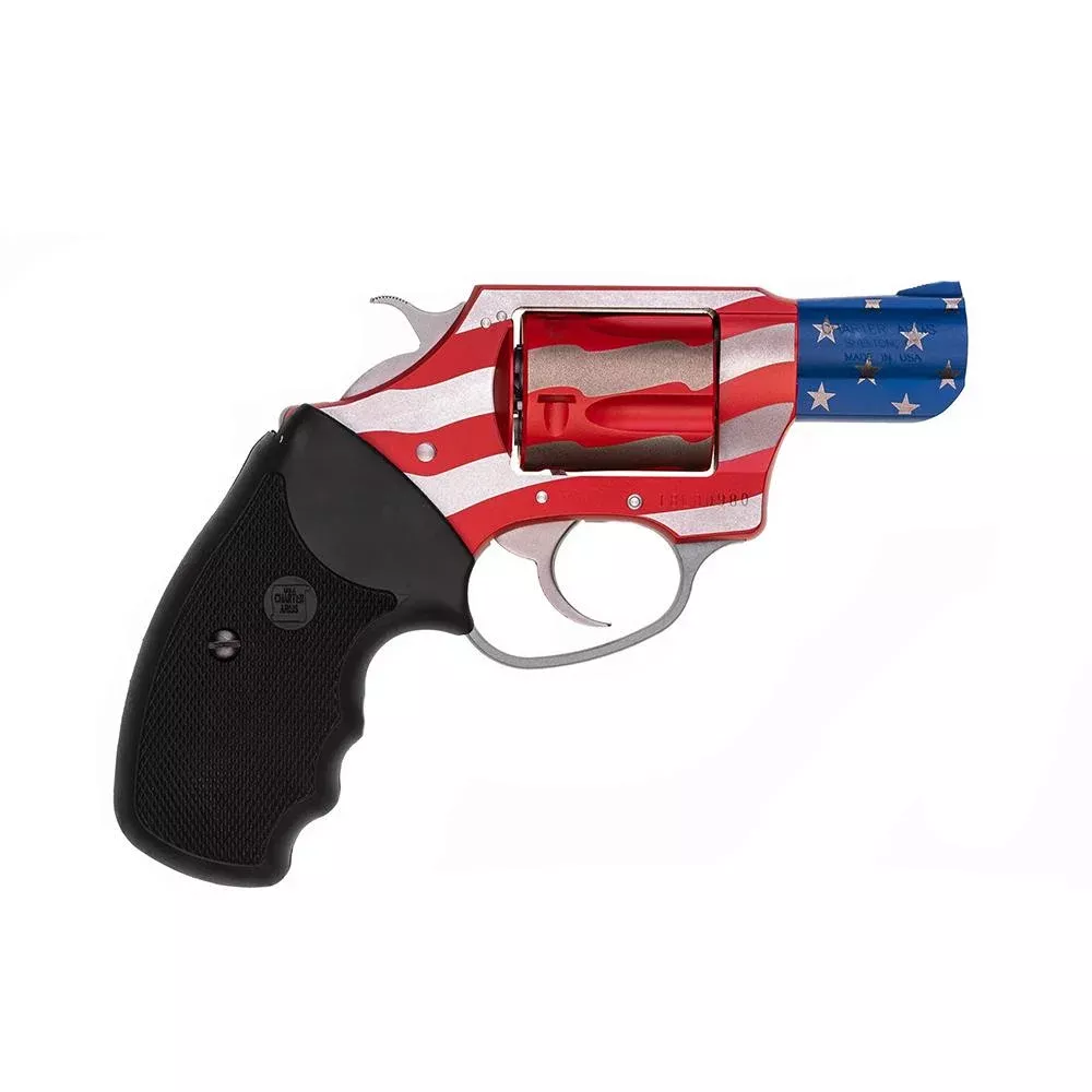 Charter Arms Old Glory Handgun .38 Spl 5rd Capacity 2″ Barrel Red/White/Blue Finish