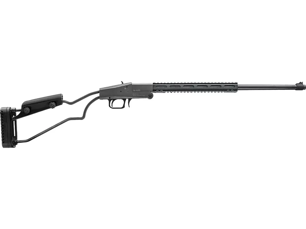 Chiappa Big Badger Single Shot 410 Bore Shotgun 20″ Black Barrel Black Skeleton Stock